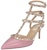 (W) Valentino Rockstud Sandal Tapak Buku Lali 'Merah Jambu' VW0S0375VODN22