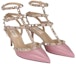 Purchase (W) Valentino Rockstud Sandal Tapak Buku Lali 'Merah Jambu' VW0S0375VODN22