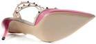 Purchase (Women) Valentino Rockstud Ankle Strap Sandal 'Red' MW2S0375-VNW-U93