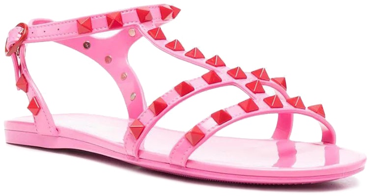 (Women) Valentino Rockstud Ankle Strap Sandals 'Pink' XW2S0H38TPJ245 Order (Women) Valentino Rockstud Ankle Strap Sandals 'Pink' XW2S0H38TPJ245