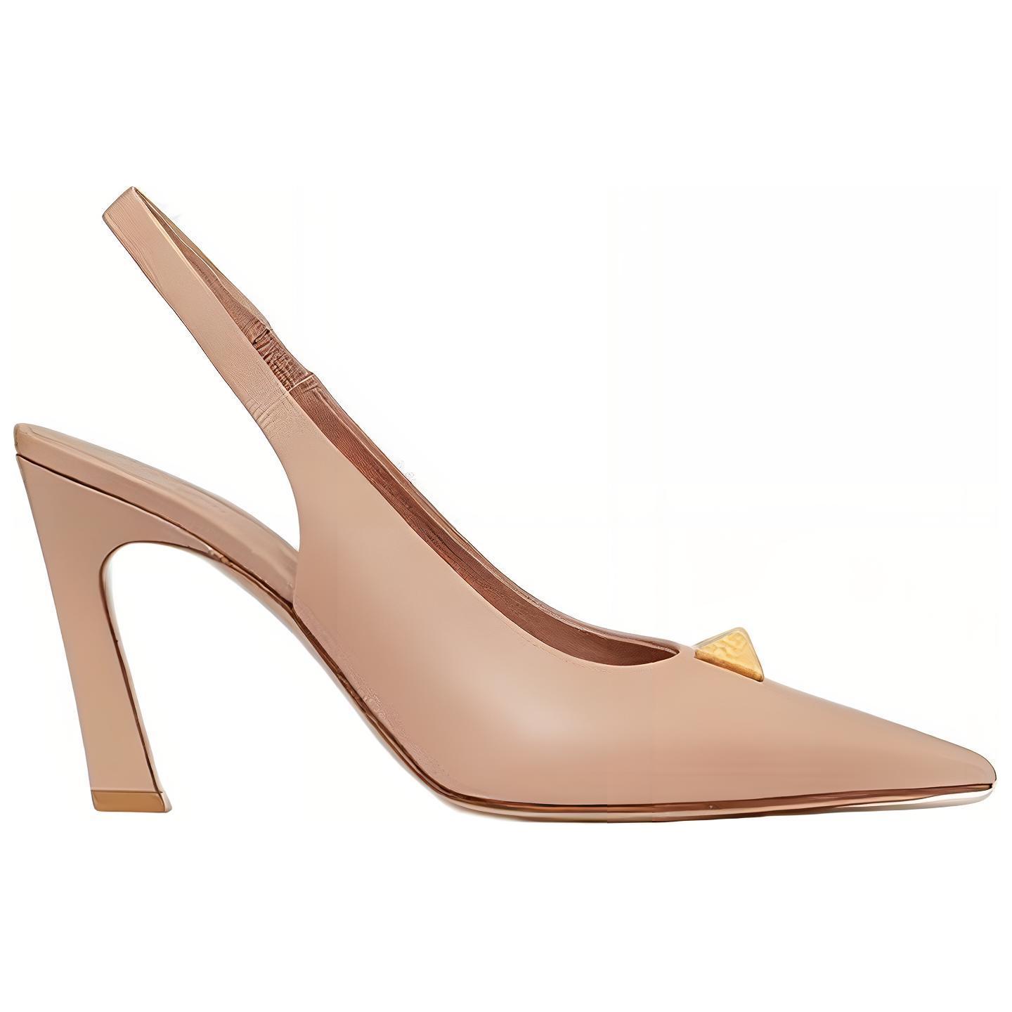 (W) Valentino Rockstud Caged Pump 'Beige' 圖 2