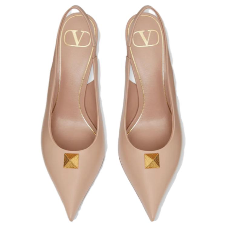 (W) Valentino Rockstud Caged Pump 'Beige' 圖 3