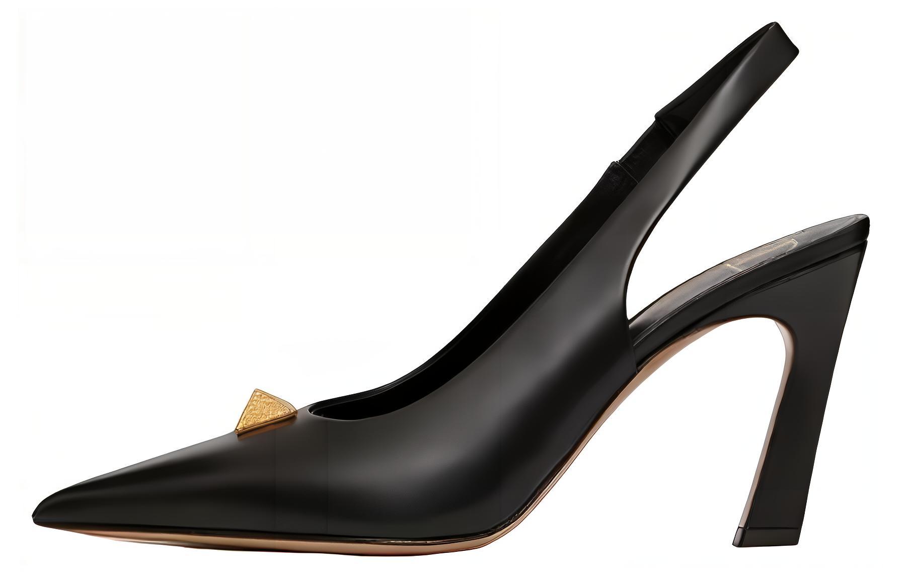 (Women) Valentino Rockstud Calfskin Sandal 'Black' VW2S0BN3GNF0NO