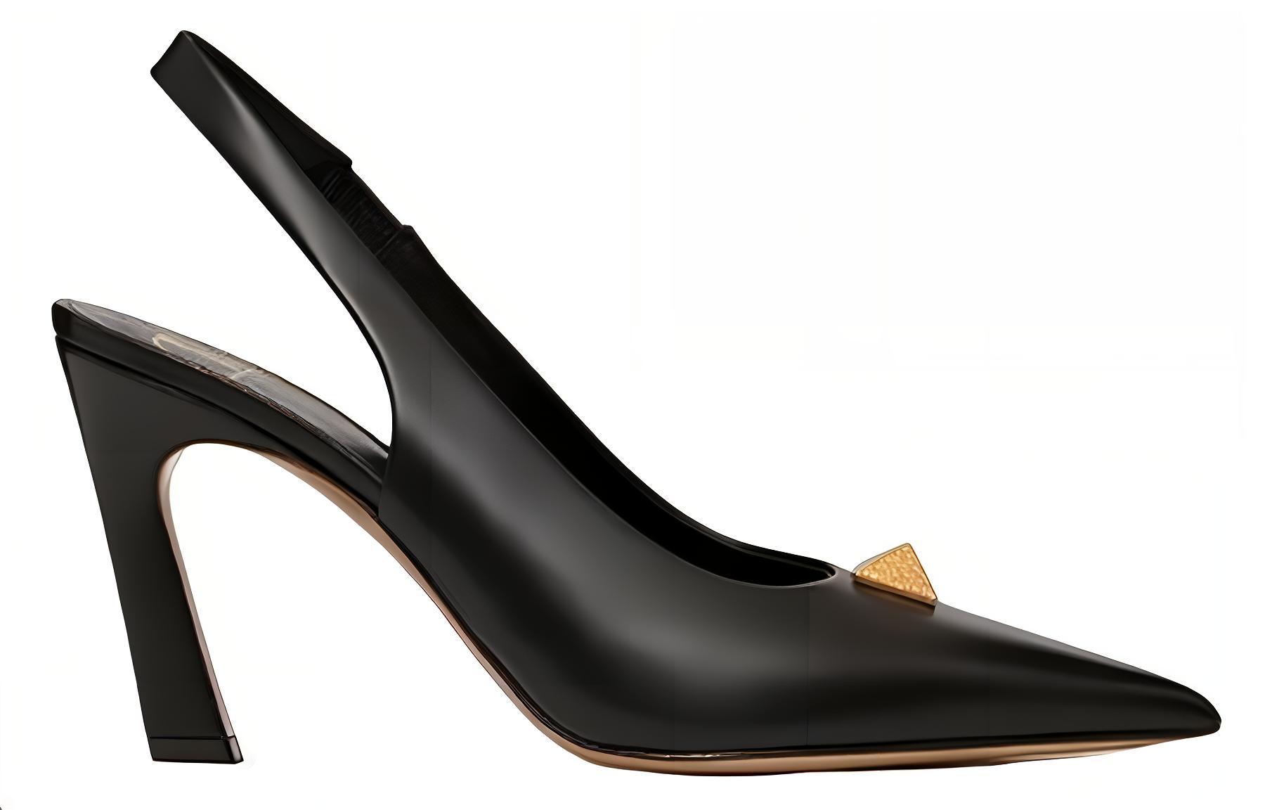 Order (W) Sandal Valentino Rockstud Kulit Anak Sapi 'Hitam' VW2S0BN3GNF0NO