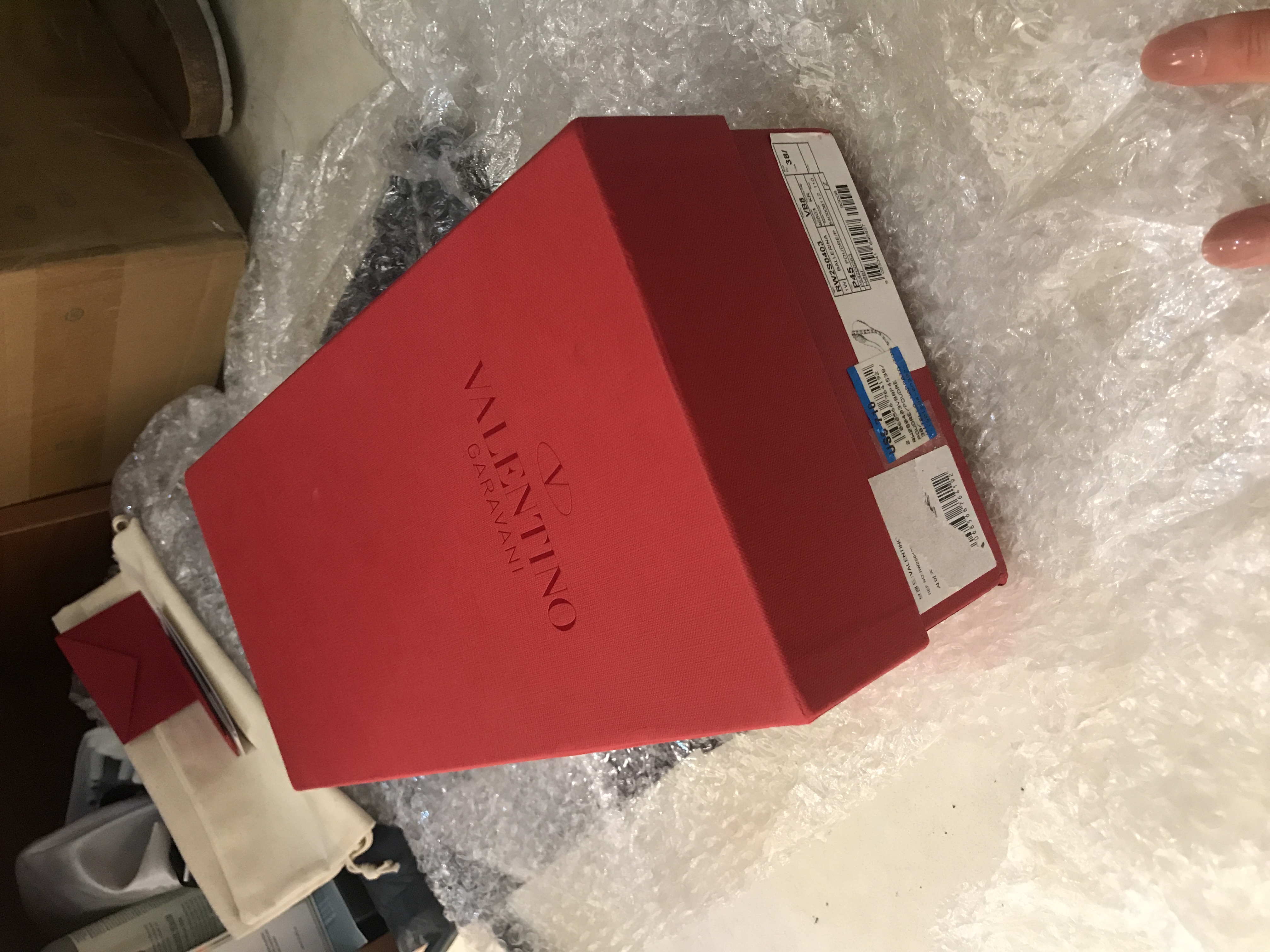 (W) Valentino Rockstud Flats 'Nude Pink' 圖 3