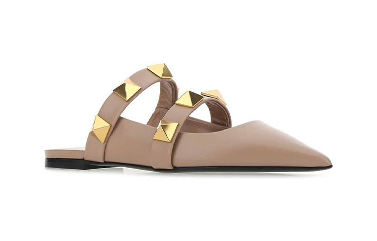 (W) Valentino Rockstud Flats 'Pink' 圖 2