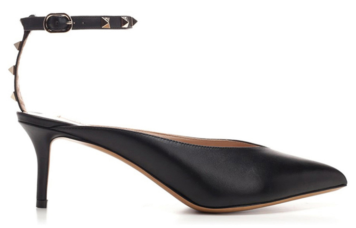 Order (W) ヴァレンティノ ロックスタッド ハイヒール サンダル (黒) SW2S0N49VXS0NO