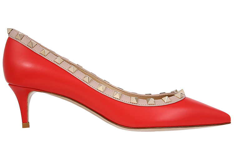 (W) Valentino Rockstud High Heel 'Red' 圖 2