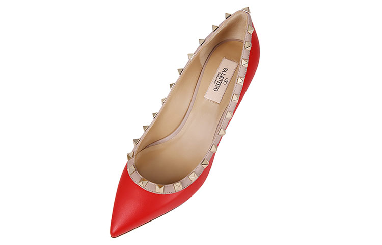 (W) Valentino Rockstud High Heel 'Red' 圖 3