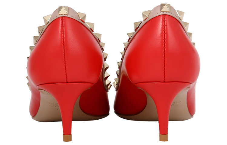 (W) Valentino Rockstud High Heel 'Red' 圖 4