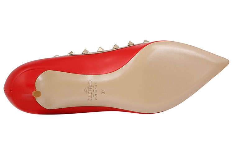 (W) Valentino Rockstud High Heel 'Red' 圖 5