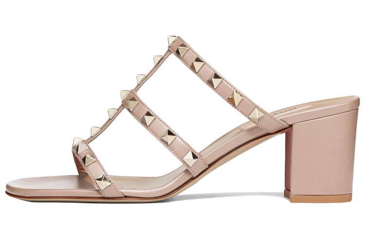 (Women) Valentino Rockstud High Heel Sandals 'Pink' ZW2S0C47VODP45
