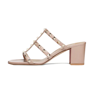 (W) Valentino Rockstud High Heel Sandals 'Pink'
