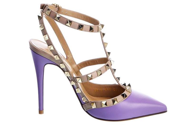 (W) Valentino Rockstud High Heels 'Elegant Purple' 圖 2