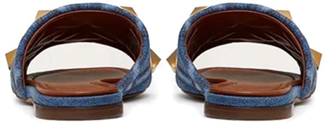 (W) Valentino 蓝色铆钉皮凉鞋 XW0S0BK4UFD097 Shop (W) Valentino 蓝色铆钉皮凉鞋 XW0S0BK4UFD097