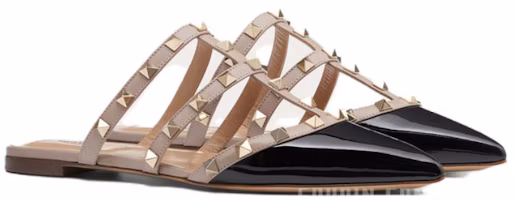 Lookbook (W) Valentino Rockstud Mule 'Charol Negro con Tachuelas' WW2S0H15VNWN91