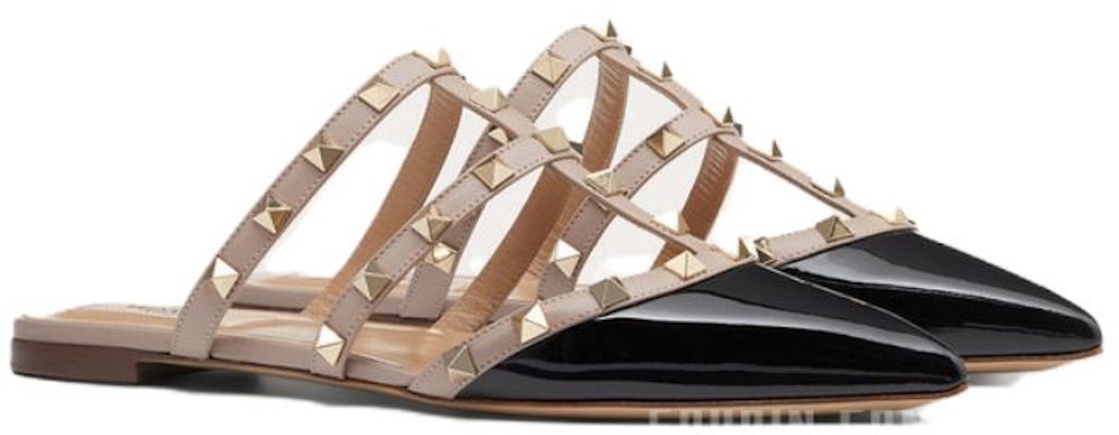 (Women) Valentino Rockstud Mule 'Patent Black Studded' WW2S0H15VNWN91 Lookbook (Women) Valentino Rockstud Mule 'Patent Black Studded' WW2S0H15VNWN91