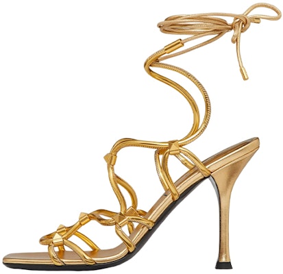 (W) Sandalias Valentino Rockstud Net con Cordones 'Dorado' 2W2S0GB6RNJKM5 Buy (W) Sandalias Valentino Rockstud Net con Cordones 'Dorado' 2W2S0GB6RNJKM5