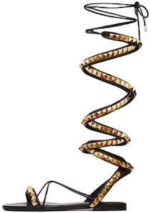 范倫鐵諾 ROCKSTUD NO LIMIT NAPPA 時尚涼鞋 女款 黑色 Buy 范倫鐵諾 ROCKSTUD NO LIMIT NAPPA 時尚涼鞋 女款 黑色