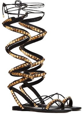 (Women) Valentino Rockstud No Limit Nappa 'Black Fashion Sandal' XW0S0EJ1HYH0NO Order (Women) Valentino Rockstud No Limit Nappa 'Black Fashion Sandal' XW0S0EJ1HYH0NO