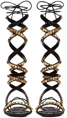 (Women) Valentino Rockstud No Limit Nappa 'Black Fashion Sandal' XW0S0EJ1HYH0NO Lookbook (Women) Valentino Rockstud No Limit Nappa 'Black Fashion Sandal' XW0S0EJ1HYH0NO