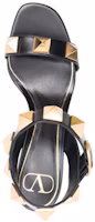 Purchase (W) Valentino Rockstud Tumit Tinggi Hujung Terbuka 'Hitam' WW2S0CR2ZWM0NO