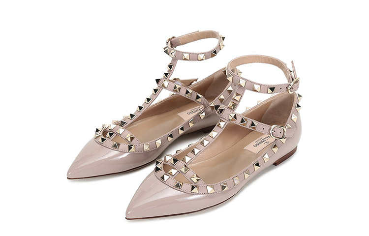 Shop (W) Valentino Rockstud Patent 'Abu Muda Pink' SW2S0376VNWP45