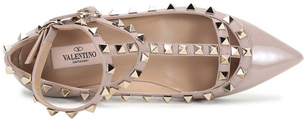 (W) Valentino Rockstud Patent 'Abu Muda Pink' SW2S0376VNWP45 Details for (W) Valentino Rockstud Patent 'Abu Muda Pink' SW2S0376VNWP45