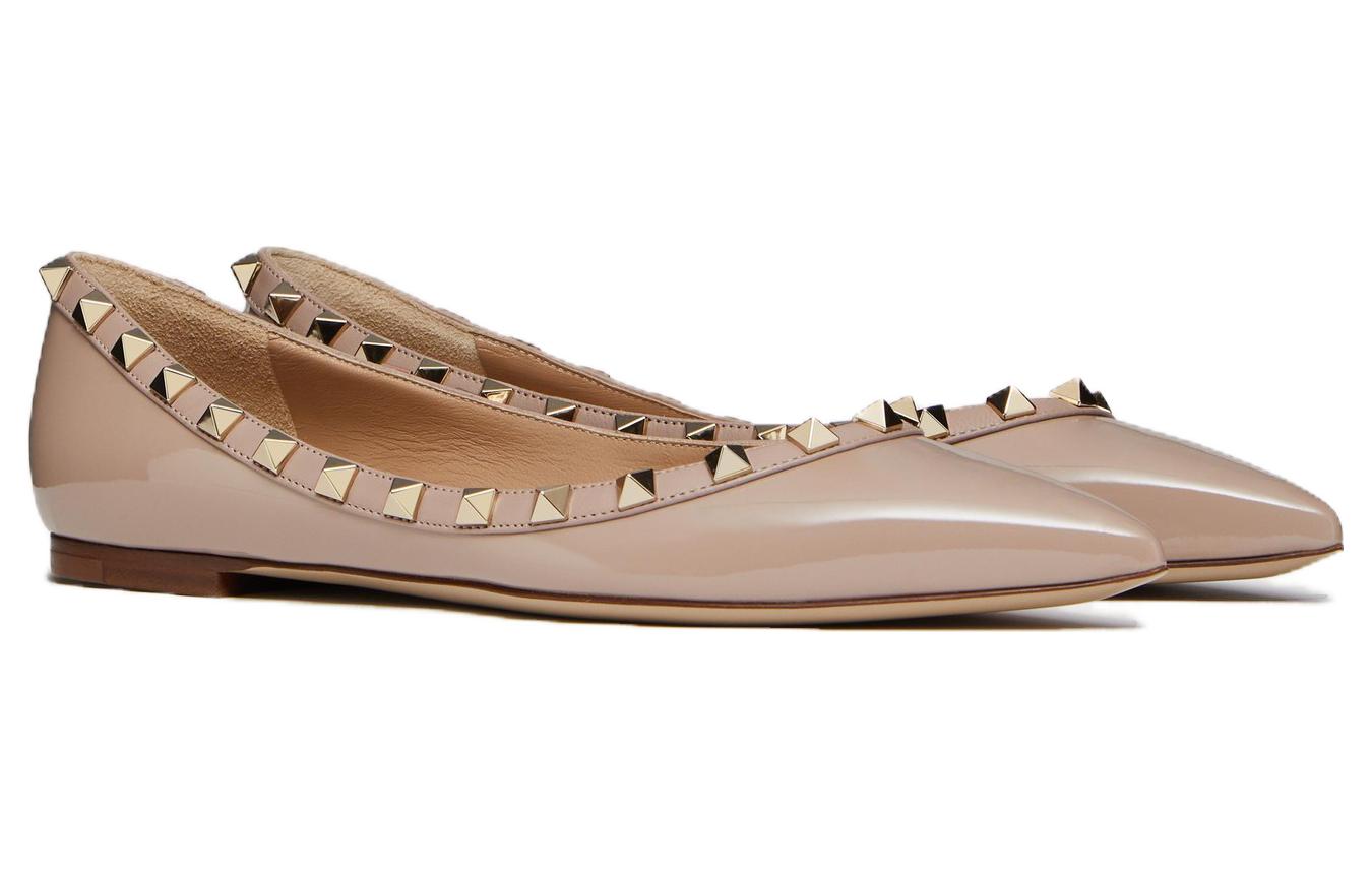 Shop (Women) Valentino Rockstud Patent 'Nude' TW0S0403VNWP45