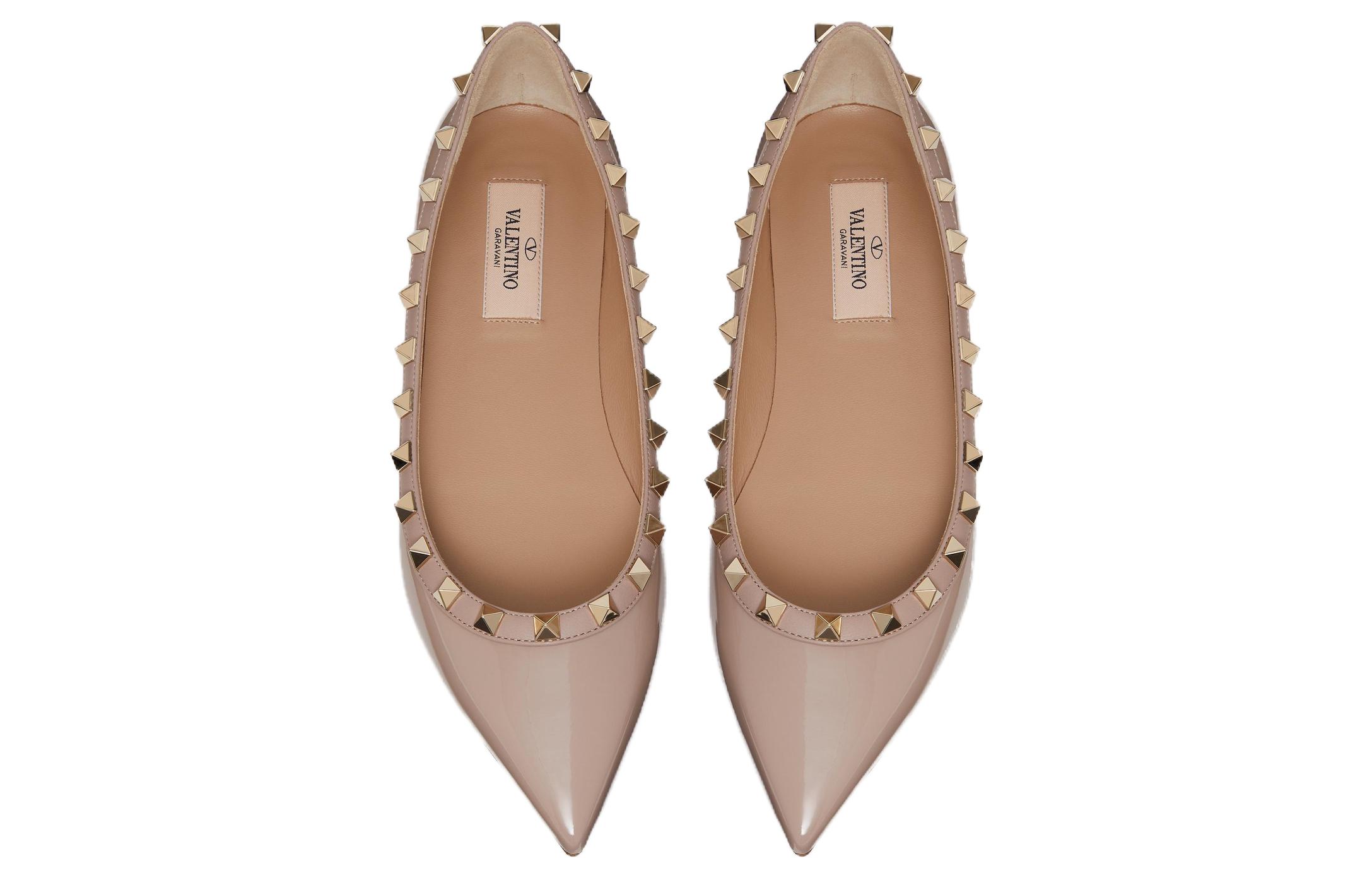 Details for (Women) Valentino Rockstud Patent 'Nude' TW0S0403VNWP45