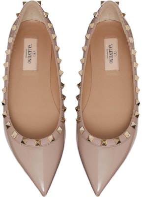 (Women) Valentino Rockstud Patent 'Nude' TW0S0403VNWP45 Details for (Women) Valentino Rockstud Patent 'Nude' TW0S0403VNWP45
