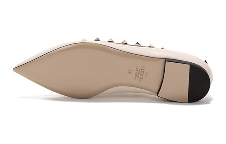 (W) Valentino Rockstud Patent Flat 'Ivory Blush' 圖 6
