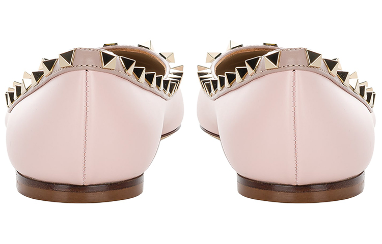 (W) Valentino Rockstud Patent Flat 'Rose Quartz Pink' 圖 5