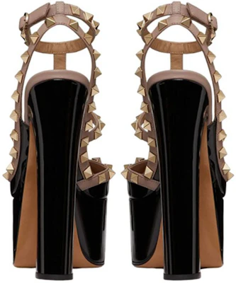 (W) Valentino Rockstud Plataforma Charol Tacon Alto 'Negro' 1W2S0FI5VNWN91 Purchase (W) Valentino Rockstud Plataforma Charol Tacon Alto 'Negro' 1W2S0FI5VNWN91