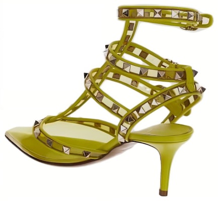(Women) Valentino Rockstud Pointed-Toe Stiletto 'Yellow' 2W0S0375LFCN5A Lookbook (Women) Valentino Rockstud Pointed-Toe Stiletto 'Yellow' 2W0S0375LFCN5A
