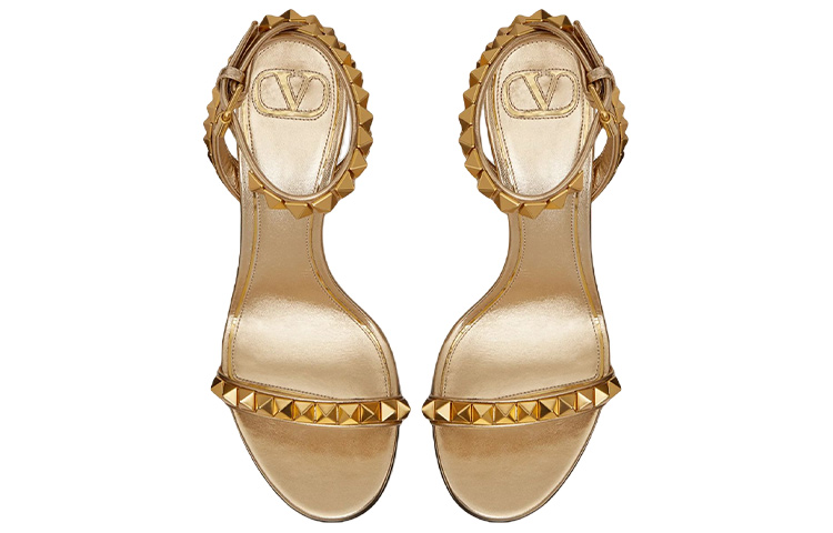Lookbook (W) Sandali Valentino Rockstud ''Nappa Oro Metallico'' XW0S0EK6DCBD81