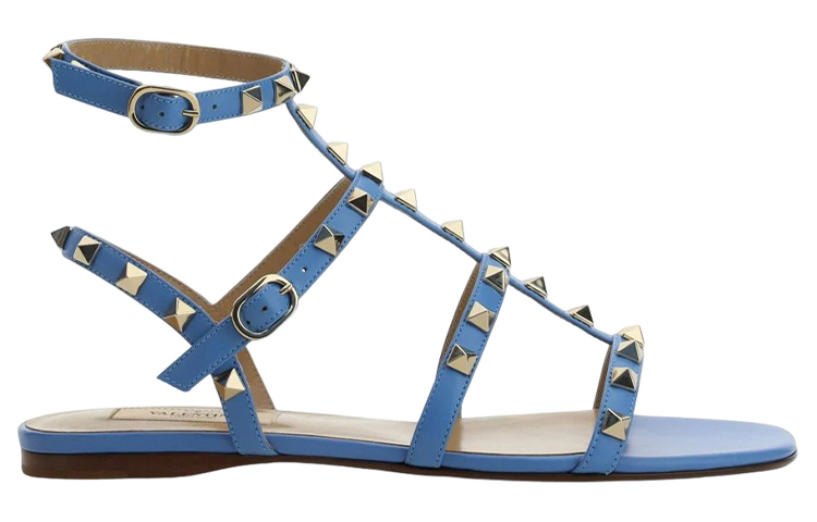 (W) Valentino Rockstud Slide 'Blue Buckle' 圖 2