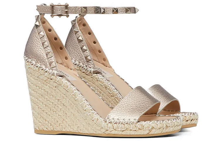 (W) Valentino Rockstud Slide 'Metallic' 圖 2