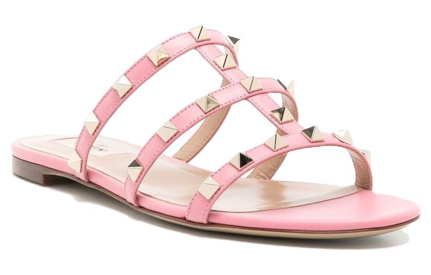(W) Valentino Rockstud Slide 'Pink' 圖 2