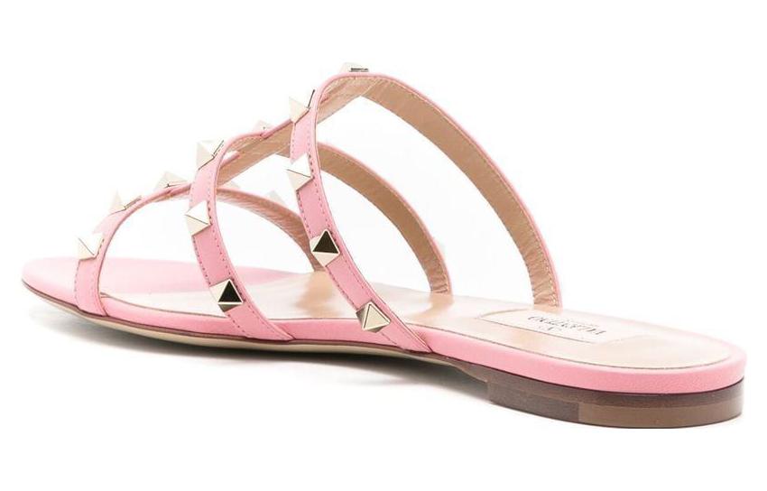 (W) Valentino Rockstud Slide 'Pink' 圖 3