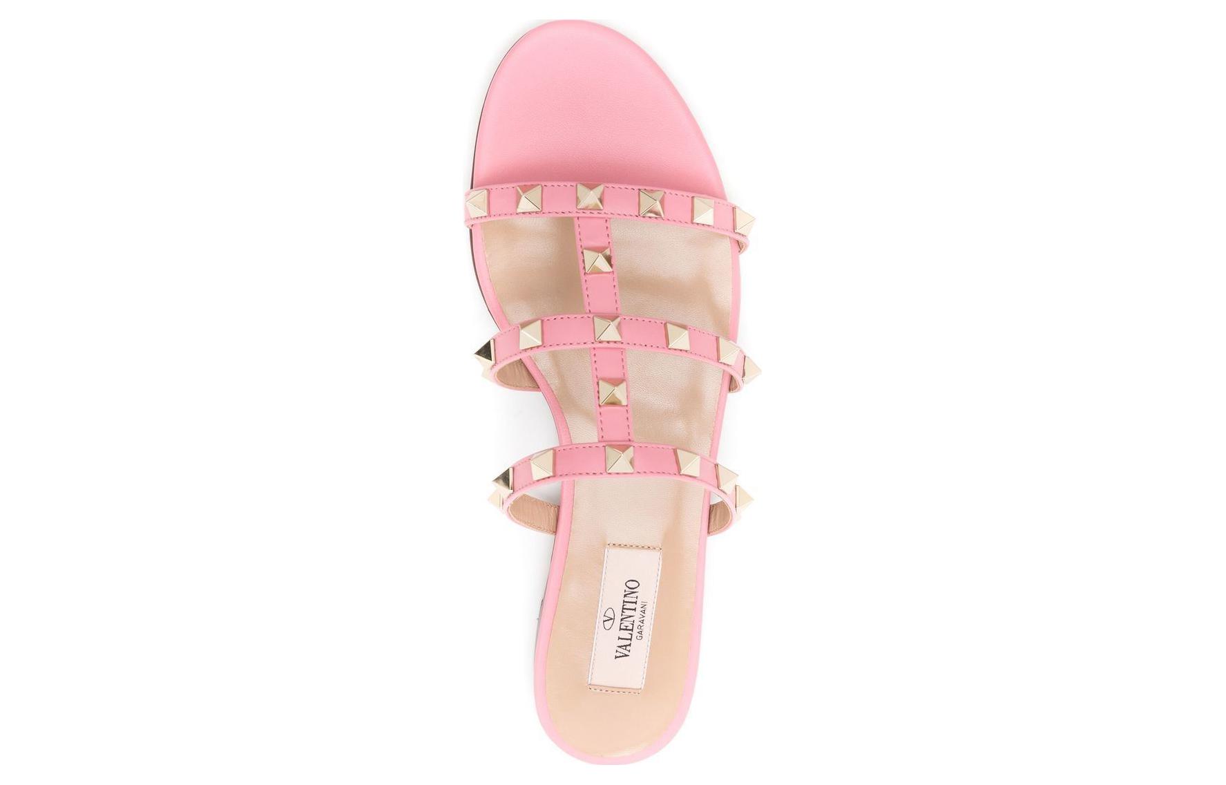 (W) Valentino Rockstud Slide 'Pink' 圖 4