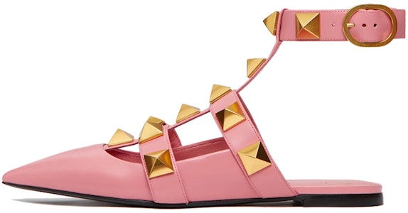 Valentino 華倫天奴 小牛皮羅馬鉚釘涼鞋 女款 粉色 Buy Valentino 華倫天奴 小牛皮羅馬鉚釘涼鞋 女款 粉色