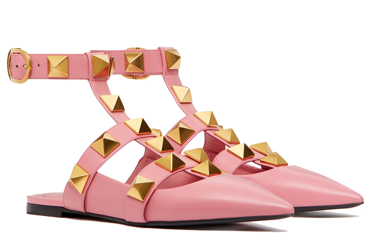 Lookbook (Women) Valentino Rockstud Slide Sandal 'Pink' VW0S0BY5ZWMW10