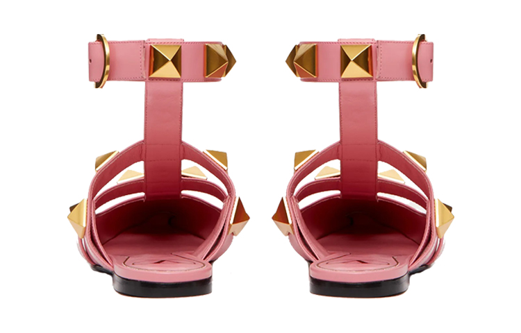 Purchase (Women) Valentino Rockstud Slide Sandal 'Pink' VW0S0BY5ZWMW10