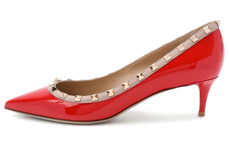 (Women) Valentino Rockstud Slingback 'Red' TW2S0V22VCE16L
