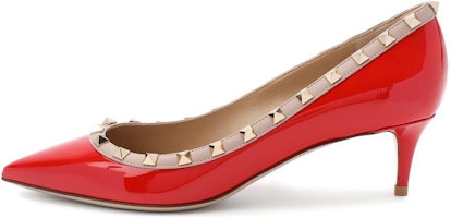 (Women) Valentino Rockstud Slingback 'Red' TW2S0V22VCE16L (Women) Valentino Rockstud Slingback 'Red' TW2S0V22VCE16L