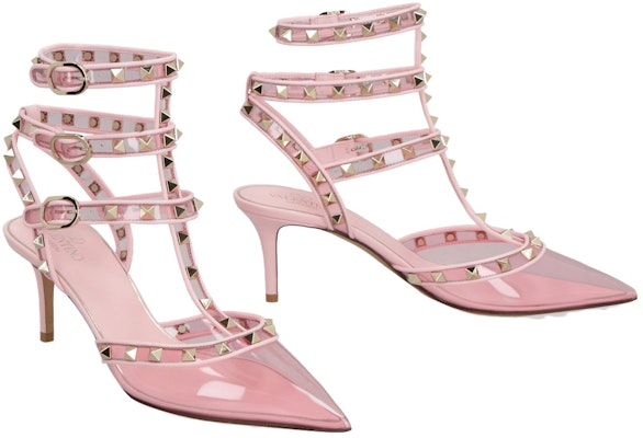(W) Valentino Rockstud Slingback Pump 'Pink' Kasut Tumit Tinggi. 2W0S0375LFCK4V Lookbook (W) Valentino Rockstud Slingback Pump 'Pink' Kasut Tumit Tinggi. 2W0S0375LFCK4V