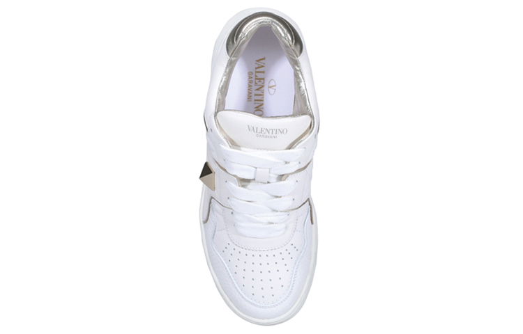 (W) Valentino Rockstud Sneaker 'White' 圖 4