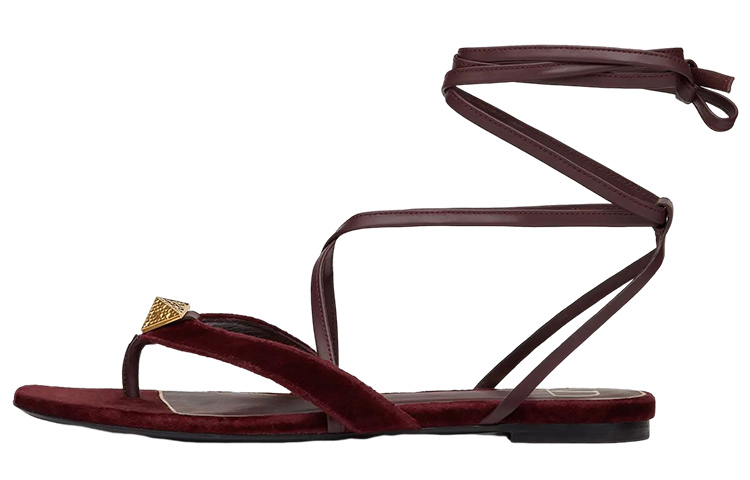 (W) Valentino Roman Stud 'Burgundy'