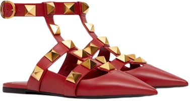 華倫天奴 Valentino Roman Stud 時尚優雅平底鞋 黑色 女款 Order 華倫天奴 Valentino Roman Stud 時尚優雅平底鞋 黑色 女款